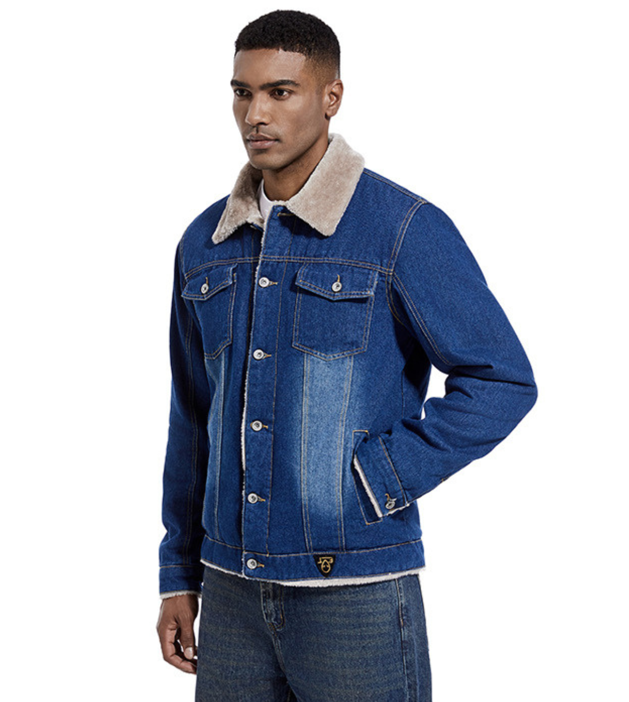 Gabriel - Chaqueta con Cuello de Piel